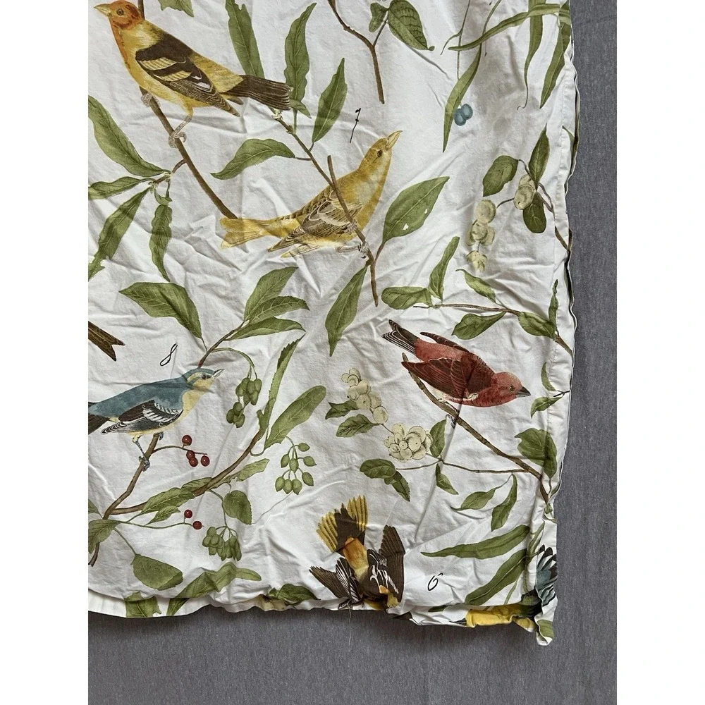Pottery Barn Spring Sparrow Bird Floral Pillow Cover Sham 26
